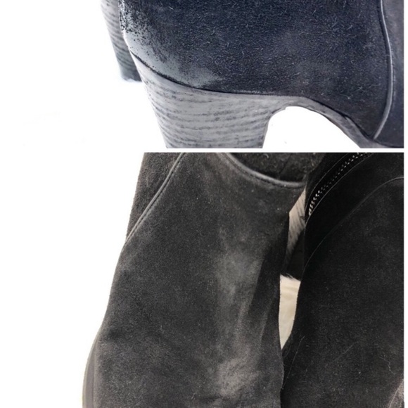 Rag & Bone Grayson Suede Booties in Black - Picture 7 of 8